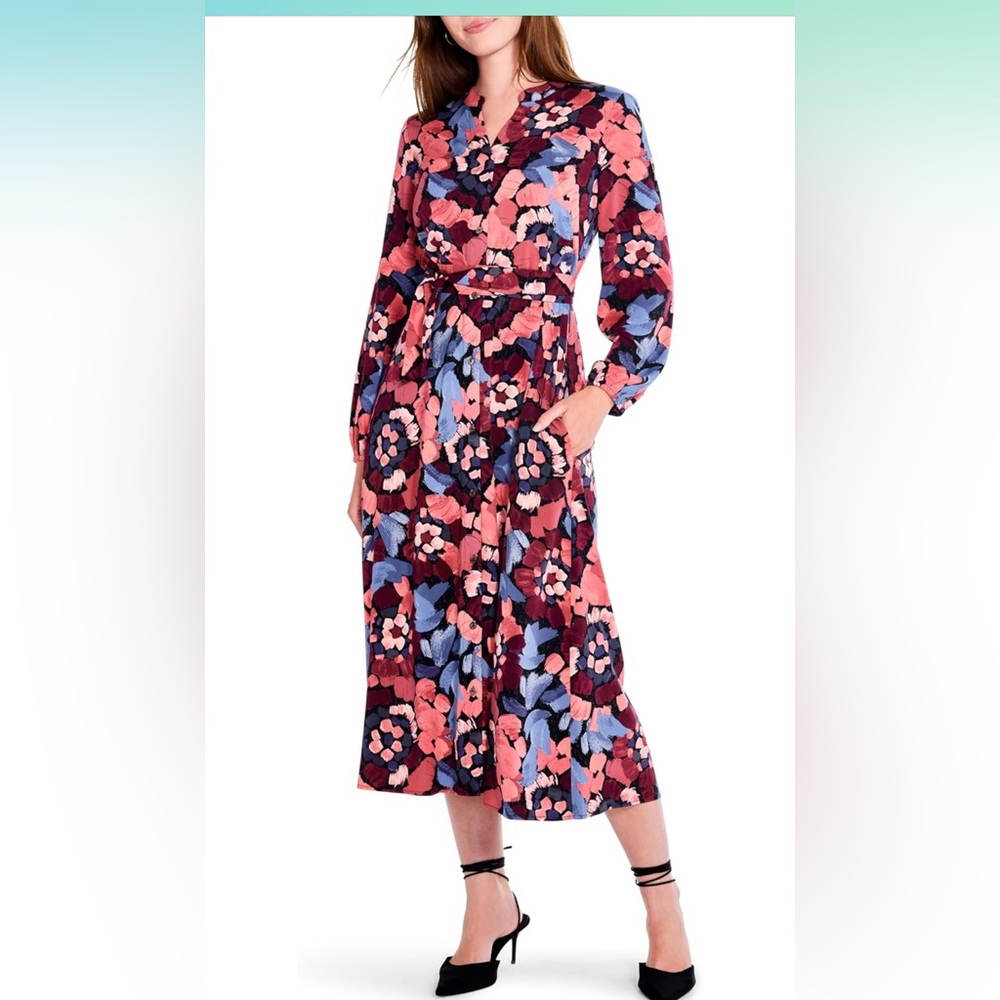 NIC+ZOE Women’s Autumn Bloom Live In Dress size LARGE